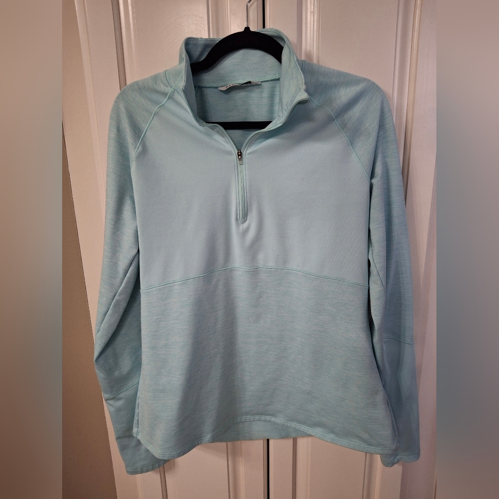 DSG Nwot Xl Sky Blue Quarter-Zip Top